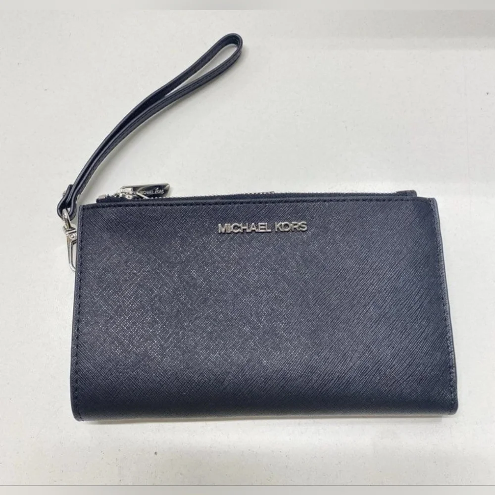 Michael Kors Navy Blue Wristlet.